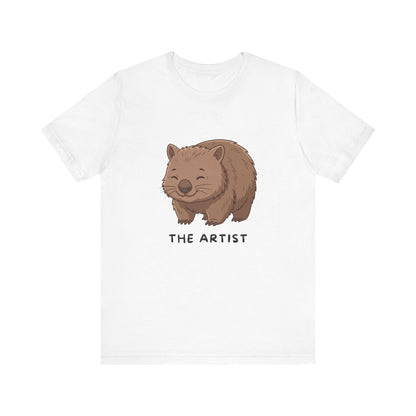 Wombat T-Shirt – The Artist & His Cubic Masterpieces Front/Back Tee - StoreCuriosity