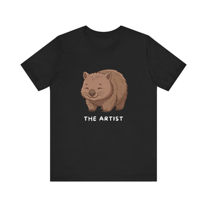 Wombat T-Shirt – The Artist & His Cubic Masterpieces Front/Back Tee - StoreCuriosity