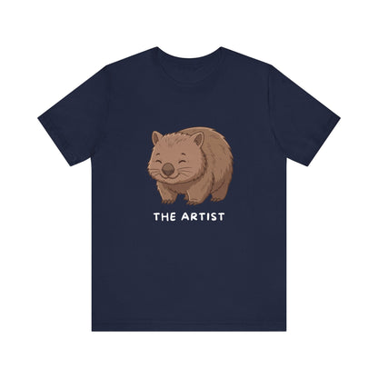 Wombat T-Shirt – The Artist & His Cubic Masterpieces Front/Back Tee - StoreCuriosity