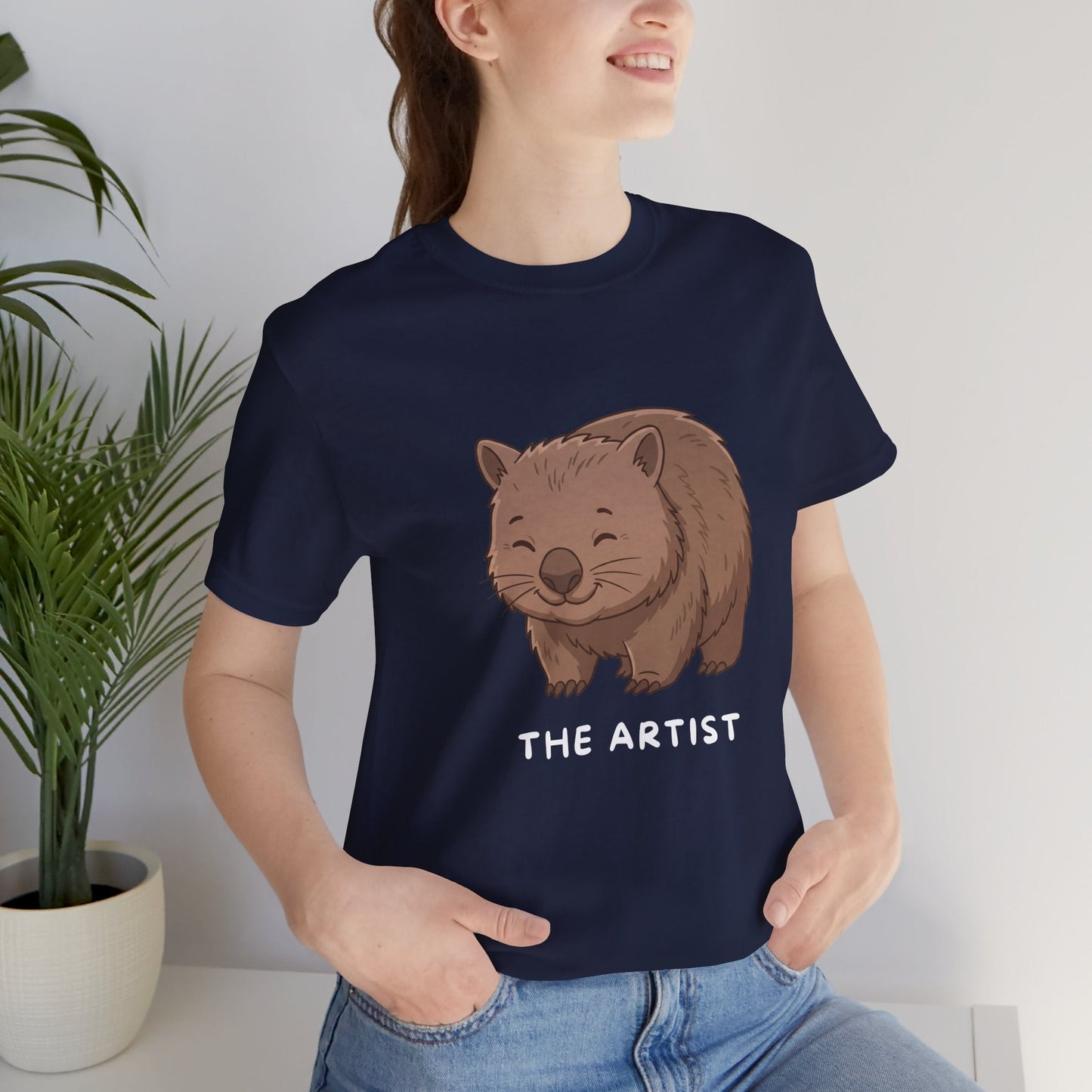 Wombat T-Shirt – The Artist & His Cubic Masterpieces Front/Back Tee - StoreCuriosity
