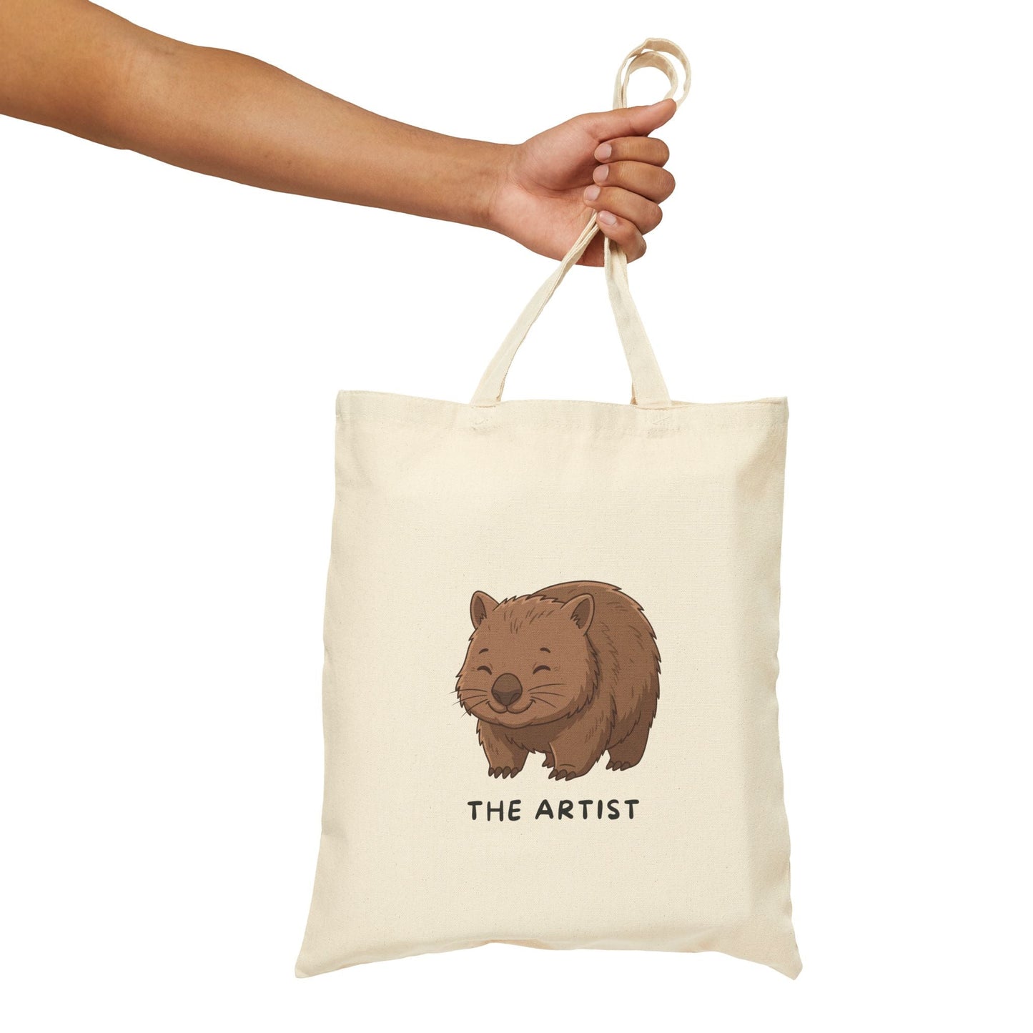 Funny Wombat Cubic Poop Tote Bag | Australian Animal Gift