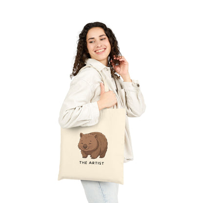 Funny Wombat Cubic Poop Tote Bag | Australian Animal Gift